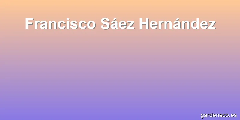 Francisco Sáez Hernández