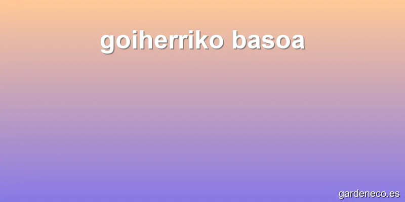 goiherriko basoa