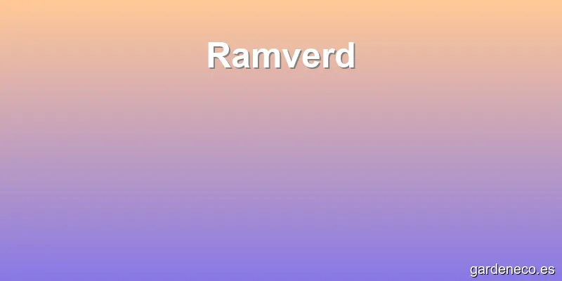 Ramverd