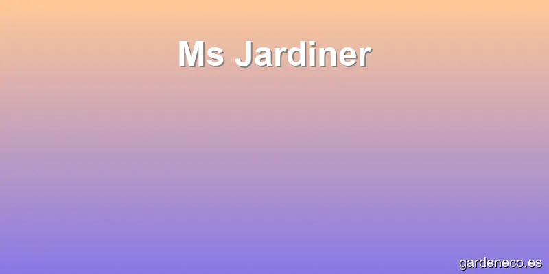 Ms Jardiner