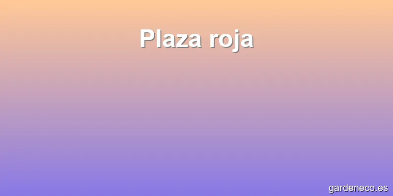 Plaza roja