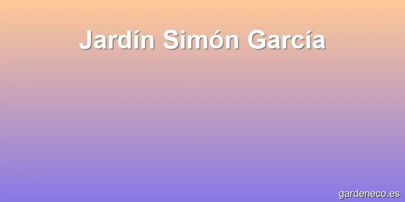 Jardín Simón García