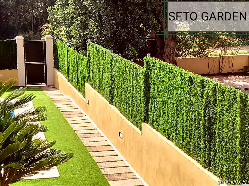 SETO GARDEN - Fabricante nacional: seto artificial, brezo natural y vallas de jardín para dar privacidad