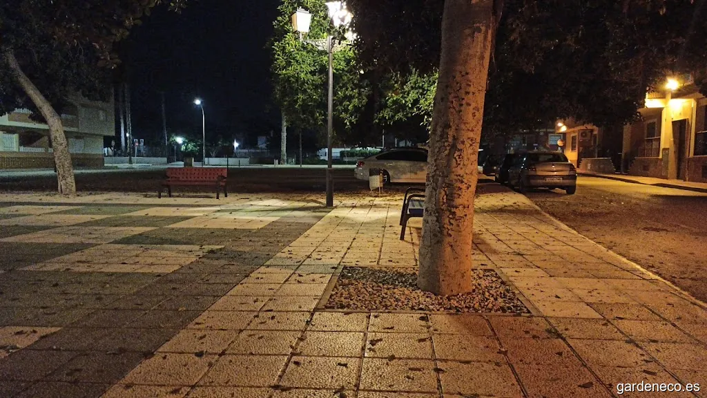 Plaza de los bancos de colores