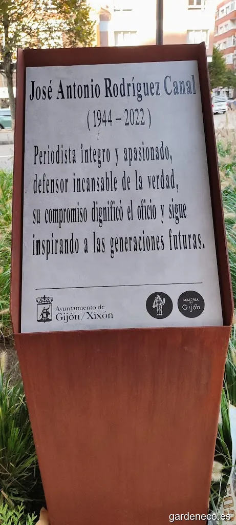 Jardines del periodista José Antonio Rodríguez Canal