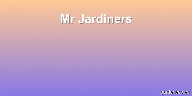 Mr Jardiners