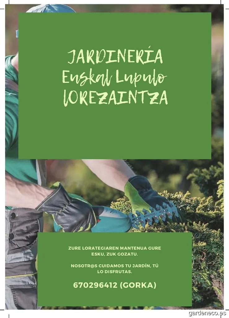 Jardinería Euskal Lupulo Lorezaintza