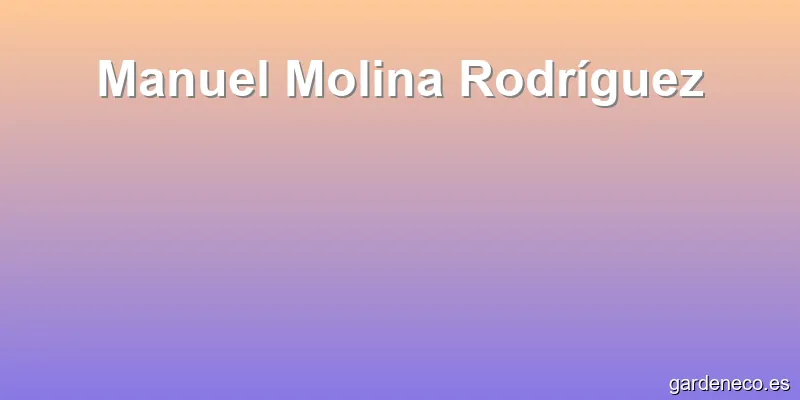 Manuel Molina Rodríguez