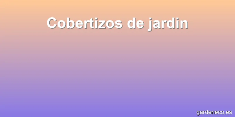 Cobertizos de jardin