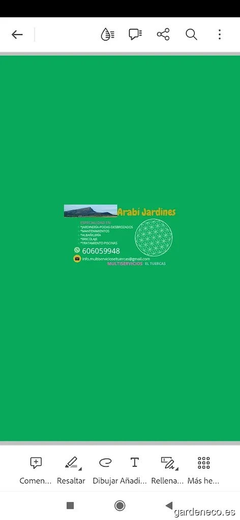 Jardines Arabí - Multiservicios